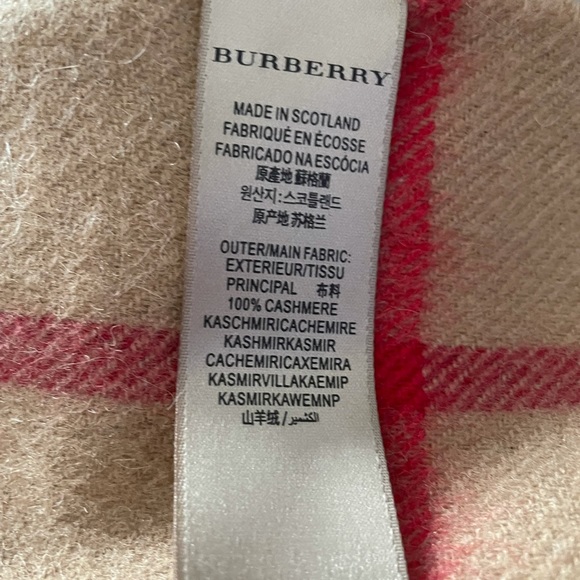 Burberry Classic Check Cashmere Scarf - Picture 8 of 8